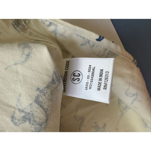 Sovereign Code boys size 7 oyster dinosaur family button up 100% cotton New shor - Picture 6 of 7